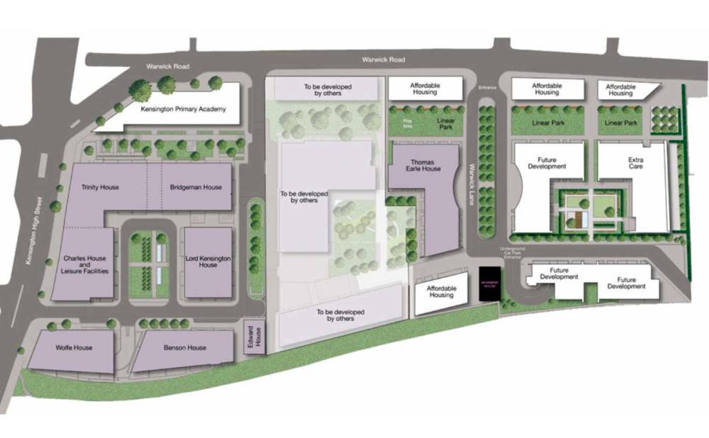 Site plan Kensington Row#